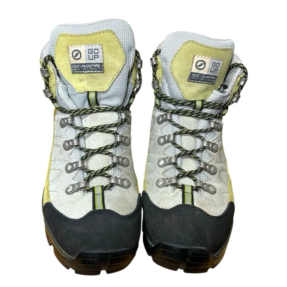 Scarpa Kailash GTX Hiking Boots Sz 40 EU W8.5/M7.5 Suede Gray Mountain Gorpcore - Picture 2 of 16